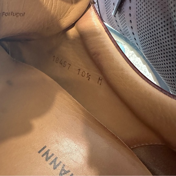 Magnanni 18457 Leather Perforated Sneaker in Brown - Picture 8 of 14